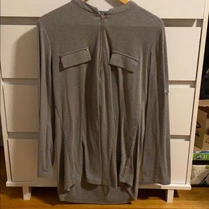 (worn once) grey long sleeve shirt